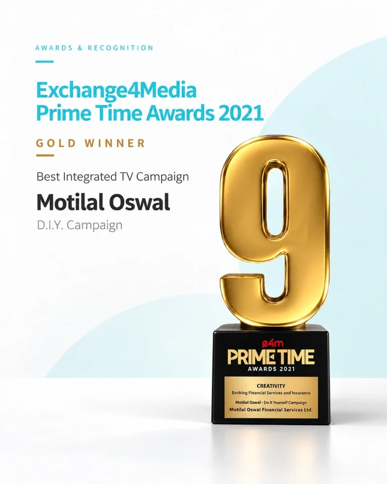 Exchange4Media Prime Time Awards 2021
GOLD WINNER