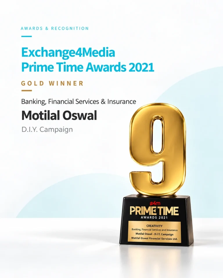 Exchange4Media Prime Time Awards 2021
GOLD WINNER